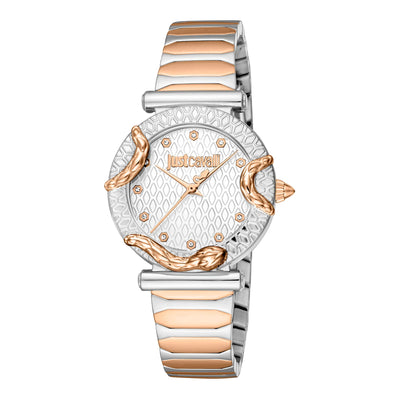 Just Cavalli Animalier Atrani Zwei Töne RG Silber