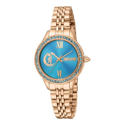 Just Cavalli Glam Chic Avant Rose Gold Turquoise