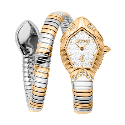 Just Cavalli Signature Snake Speranza Gelb Gold Silber