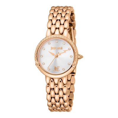 Just Cavalli Animalier Rosa Serpent Or Rose Argent